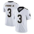 Jdoa NO.Saints #3 Travis Etienne Jr. Player White Limited Vapor Untouchable Home Game Stitched Jerseys