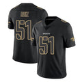 Jdoa NO.Saints #51 Cesar Ruiz Player Black Impact Limited Home Game Stitched Jerseys