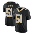 Jdoa NO.Saints #51 Cesar Ruiz Player Black Limited Vapor Untouchable Home Game Stitched Jerseys