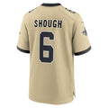 Jdoa NO.Saints #6 Tyler Shough Gold Alternate Game Player Stitched Jerseys