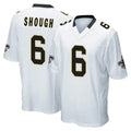 Jdoa NO.Saints #6 Tyler Shough Player White Home Game Stitched Jerseys