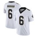 Jdoa NO.Saints #6 Tyler Shough Player White Limited Vapor Untouchable Home Game Stitched Jerseys