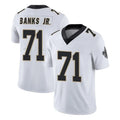 Jdoa NO.Saints #71 Kelvin Banks Jr. Player White Limited Vapor Untouchable Home Game Stitched Jerseys