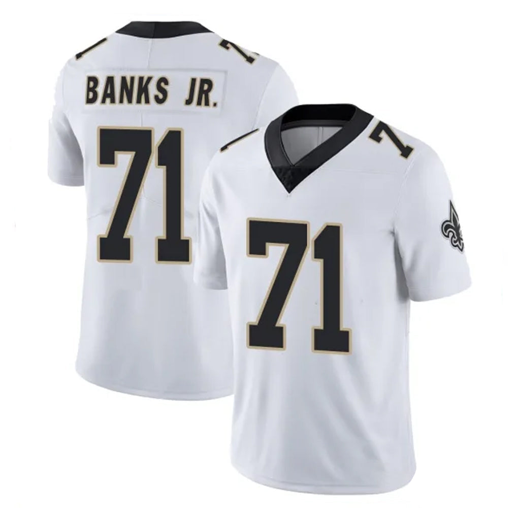 Jdoa NO.Saints #71 Kelvin Banks Jr. Player White Limited Vapor Untouchable Home Game Stitched Jerseys
