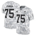 Jdoa NO.Saints #75 Taliese Fuaga Player Arctic Camo Salute To Service Limited Game Stitched Jerseys