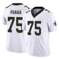 Jdoa NO.Saints #75 Taliese Fuaga Player White Limited Vapor F.U.S.E. Home Game Stitched Jerseys