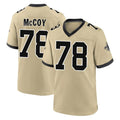Jdoa NO.Saints #78 Erik McCoy Player Gold Home Game Stitched Jerseys