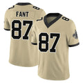 Jdoa NO.Saints #87 Noah Fant Player Gold Limited Vapor F.U.S.E. Home Game Stitched Jerseys