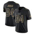 Jdoa NO.Saints #94 Cameron Jordan Player Black Impact Limited Home Game Stitched Jerseys