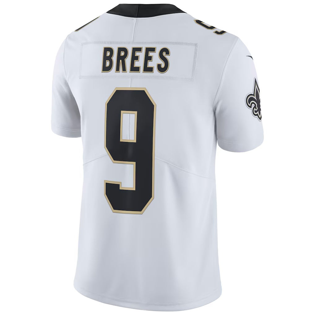 Jdoa NO.Saints #9 Drew Brees White Vapor Untouchable Limited Player Stitched Jerseys