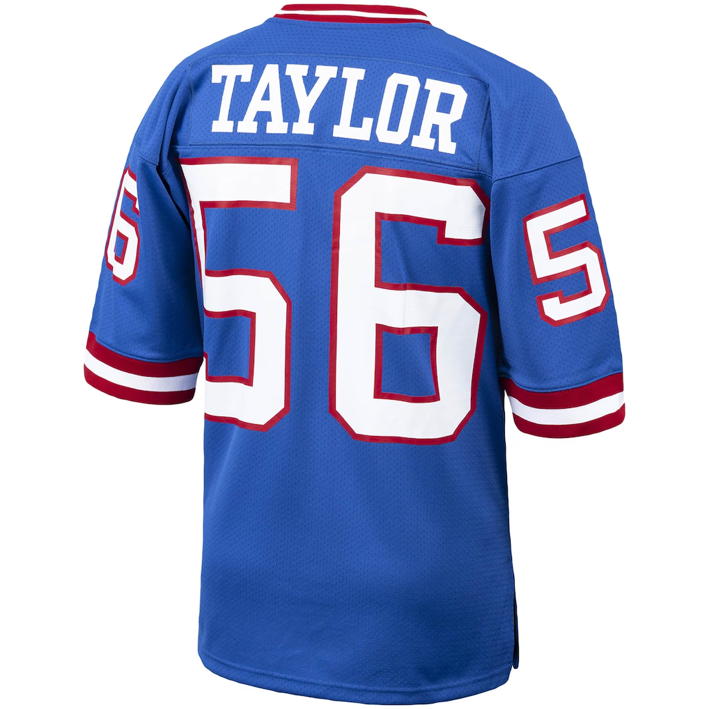 Jdoa NY.Giants 1986 #56 Lawrence Taylor Mitchell & Ness Royal Authentic Throwback Retired Player Jersey Stitched Puhic Jersey