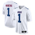 Jdoa NY. Giants Tundra #1 Malik Nabers Player White Fashion Stitched Jerseys