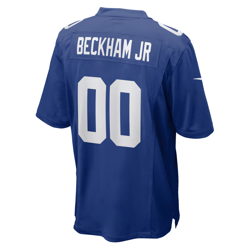 Jdoa NY.Giants #00 Odell Beckham Jr. Royal Team Game Stitched Jerseys