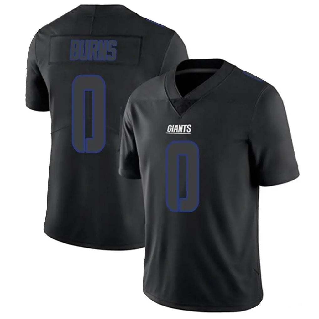 Jdoa NY.Giants #0 Brian Burns Player Black Impact Limited Home Game Stitched Jerseys