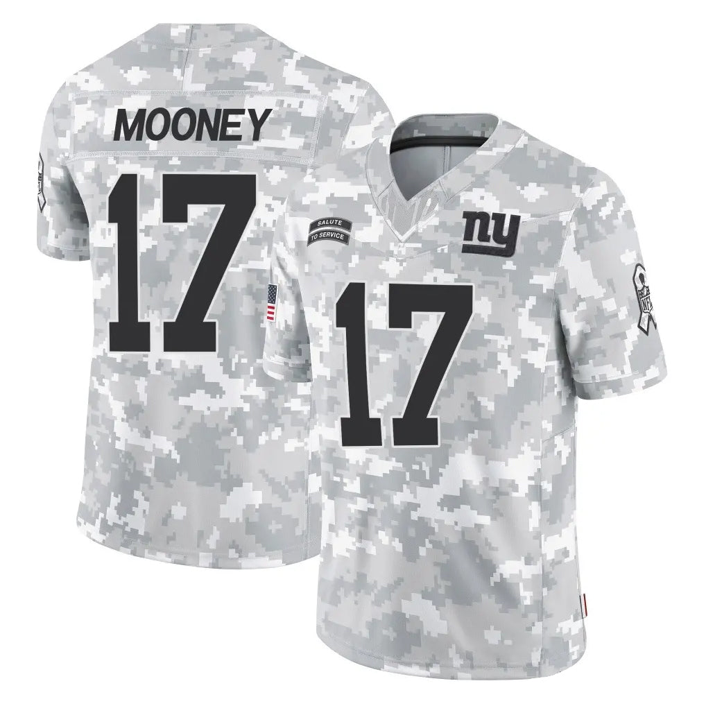 Jdoa NY.Giants #17 Darnell Mooney Player Arctic Camo Salute To Service Limited Game Stitched Jerseys