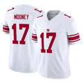 Jdoa NY.Giants #17 Darnell Mooney Player White Limited Vapor F.U.S.E. Home Game Stitched Jerseys