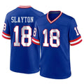 Jdoa NY.Giants #18 Darius Slayton Player Royal Classic Home Game Stitched Jerseys