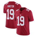 Jdoa NY.Giants #19 Jameis Winston Player Red Limited Vapor Untouchable Home Game Stitched Jerseys