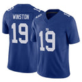 Jdoa NY.Giants #19 Jameis Winston Player Royal Limited Vapor F.U.S.E. Home Game Stitched Jerseys