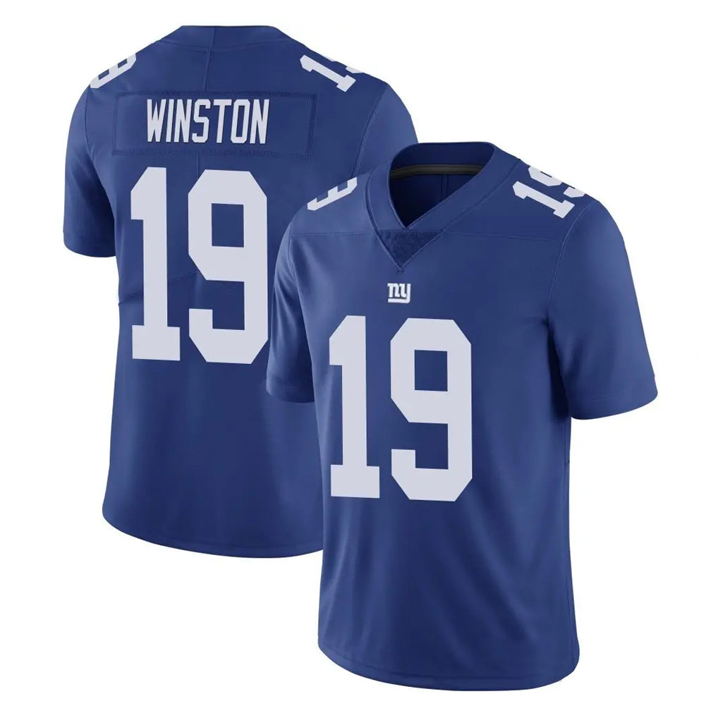 Jdoa NY.Giants #19 Jameis Winston Player Royal Limited Vapor Untouchable Home Game Stitched Jerseys
