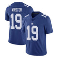 Jdoa NY.Giants #19 Jameis Winston Player Royal Limited Vapor Untouchable Home Game Stitched Jerseys