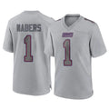 Jdoa NY.Giants #1 Malik Nabers Player Gray Atmosphere Fashion Limited Game Stitched Jerseys