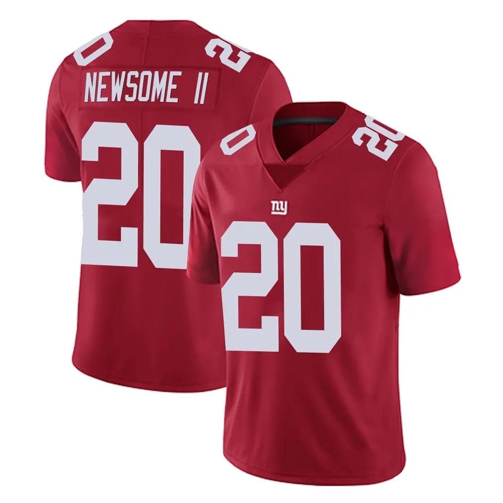 Jdoa NY.Giants #20 Greg Newsome II Player Red Limited Vapor Untouchable Home Game Stitched Jerseys