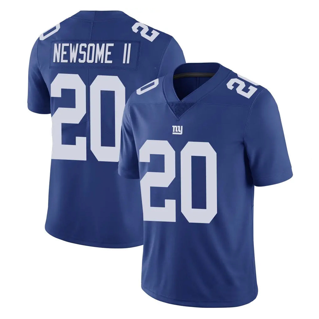 Jdoa NY.Giants #20 Greg Newsome II Player Royal Limited Vapor Untouchable Home Game Stitched Jerseys