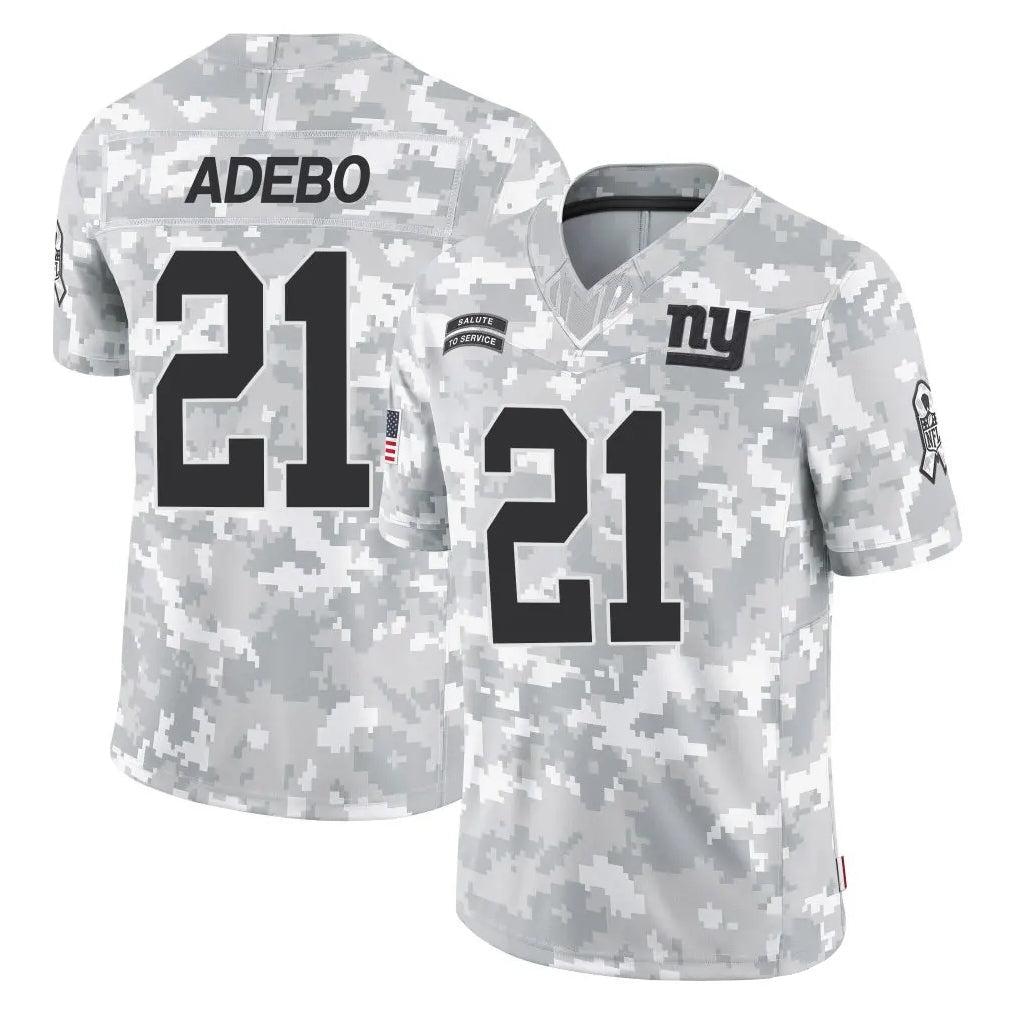 Jdoa NY.Giants #21 Paulson Adebo Player Arctic Camo Salute To Service Limited Game Stitched Jerseys