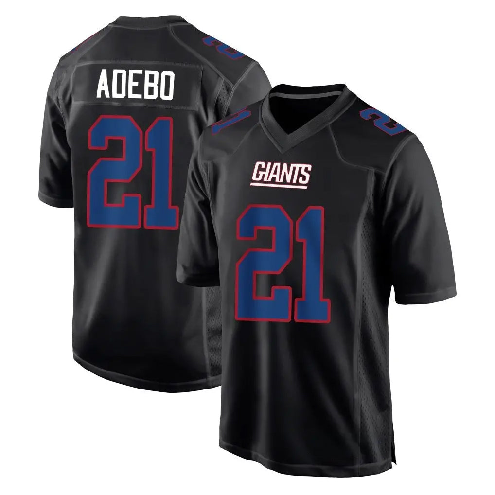 Jdoa NY.Giants #21 Paulson Adebo Player Carbon Fashion Limited Home Game Stitched Jerseys