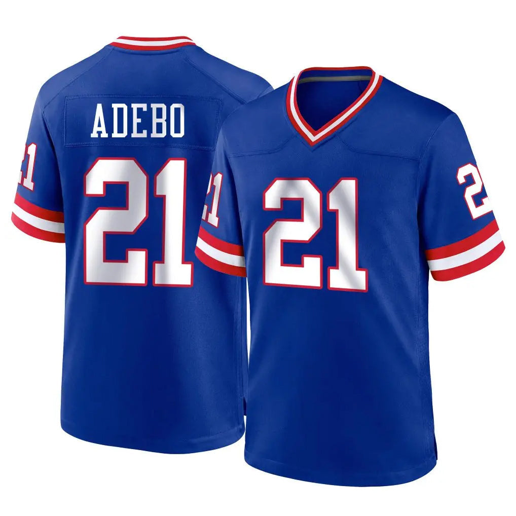 Jdoa NY.Giants #21 Paulson Adebo Player Royal Classic Home Game Stitched Jerseys