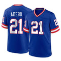 Jdoa NY.Giants #21 Paulson Adebo Player Royal Classic Home Game Stitched Jerseys