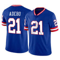 Jdoa NY.Giants #21 Paulson Adebo Player Royal Classic Vapor Home Game Stitched Jerseys