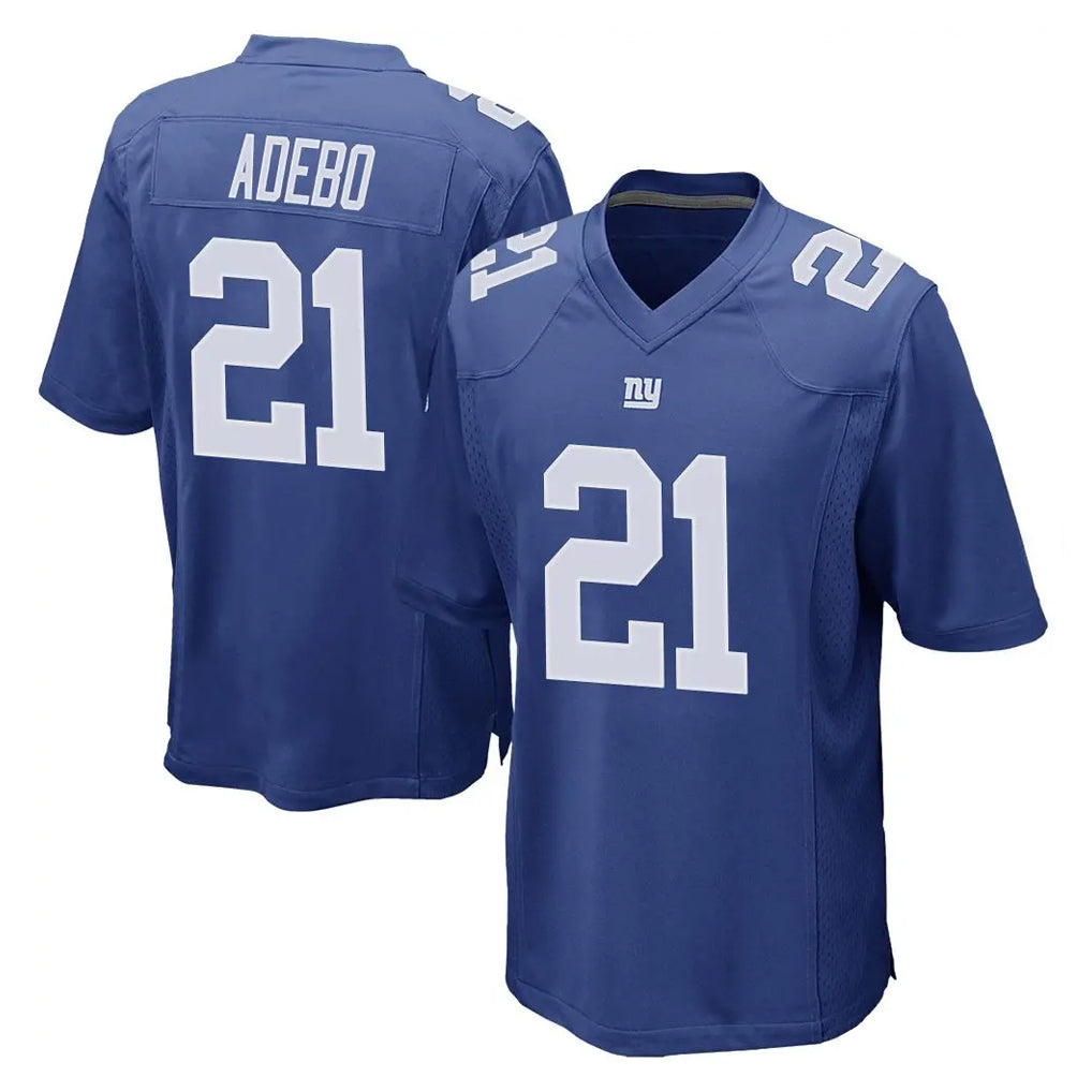 Jdoa NY.Giants #21 Paulson Adebo Player Royal Home Game Stitched Jerseys