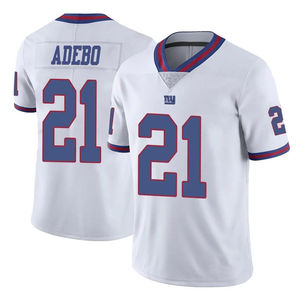 Jdoa NY.Giants #21 Paulson Adebo Player White Color Rush Home Game Stitched Jerseys