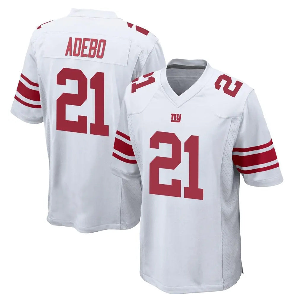 Jdoa NY.Giants #21 Paulson Adebo Player White Home Game Stitched Jerseys