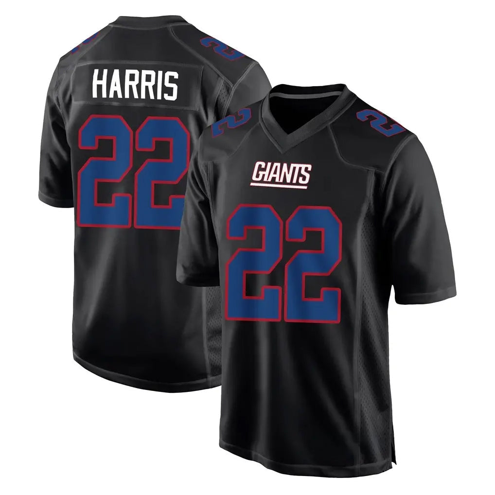 Jdoa NY.Giants #22 Najee Harris Player Carbon Fashion Limited Home Game Stitched Jerseys