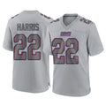 Jdoa NY.Giants #22 Najee Harris Player Gray Atmosphere Fashion Limited Game Stitched Jerseys