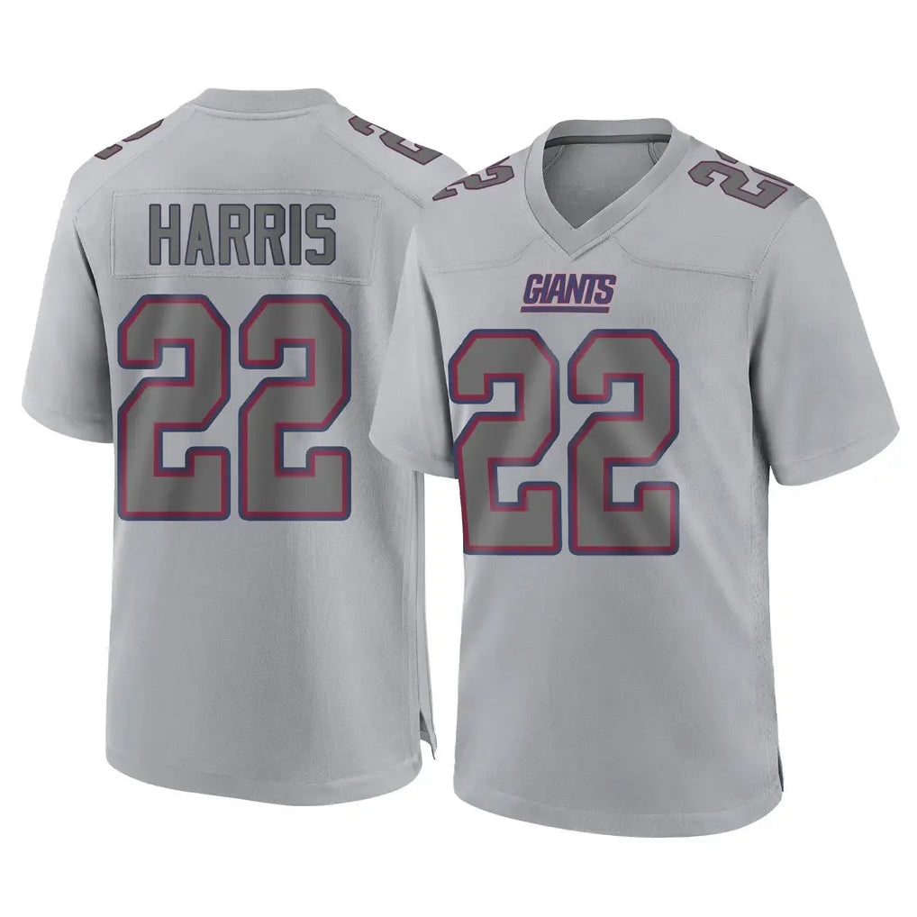 Jdoa NY.Giants #22 Najee Harris Player Gray Atmosphere Fashion Limited Game Stitched Jerseys
