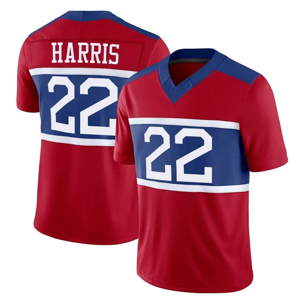 Jdoa NY.Giants #22 Najee Harris Player Red Century Vapor F.U.S.E. Home Game Stitched Jerseys