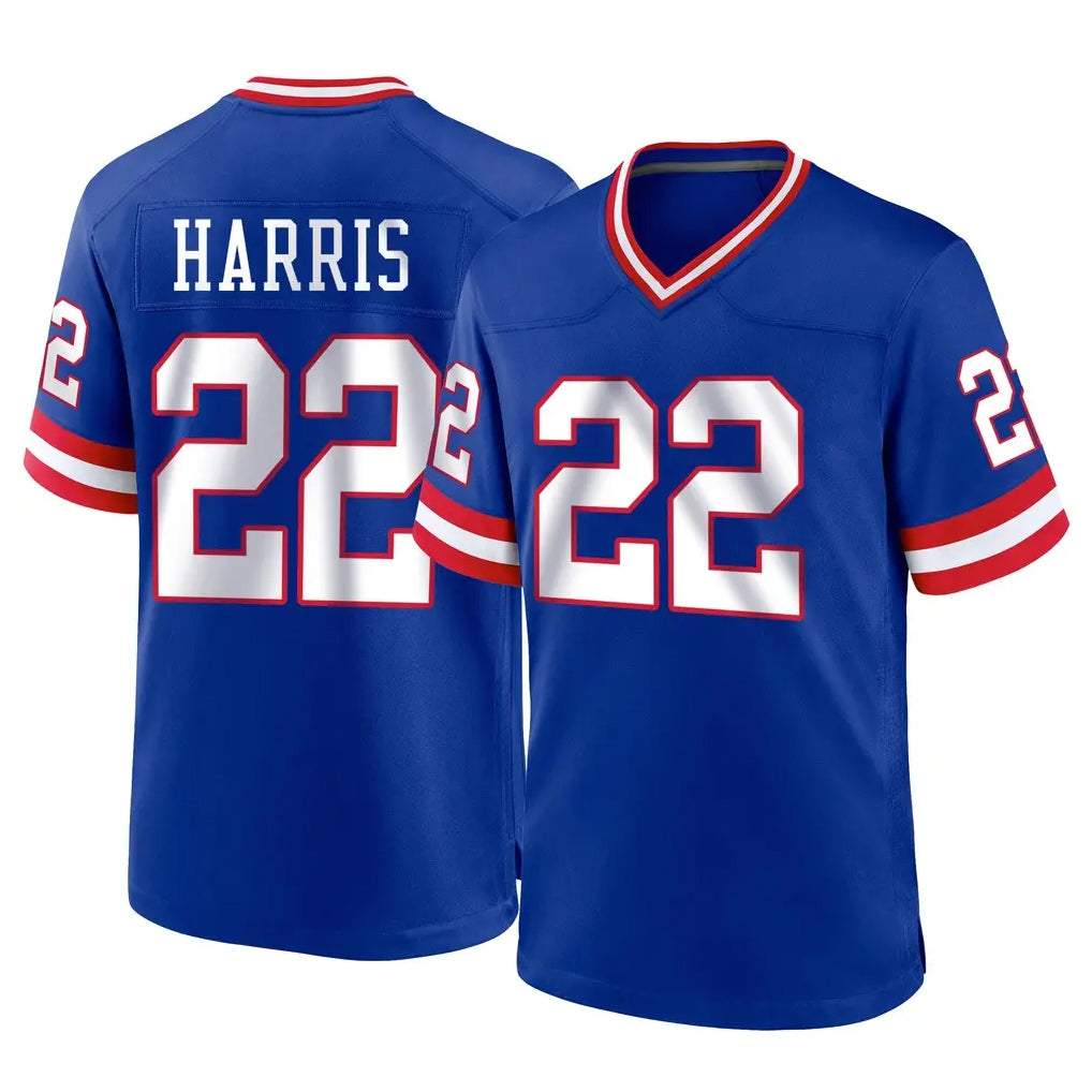 Jdoa NY.Giants #22 Najee Harris Player Royal Classic Home Game Stitched Jerseys