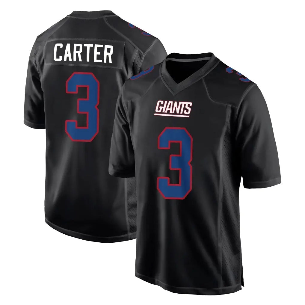 Jdoa NY.Giants #3 Abdul Carter Player Carbon Fashion Limited Home Game Stitched Jerseys