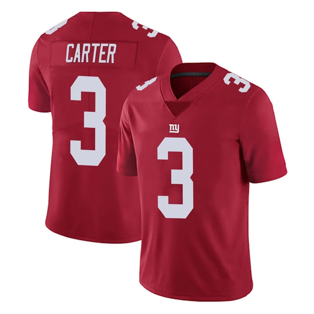 Jdoa NY.Giants #3 Abdul Carter Player Red Limited Vapor Untouchable Home Game Stitched Jerseys