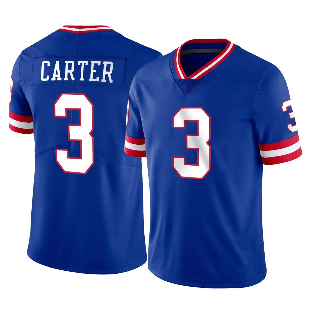 Jdoa NY.Giants #3 Abdul Carter Player Royal Classic Vapor Home Game Stitched Jerseys