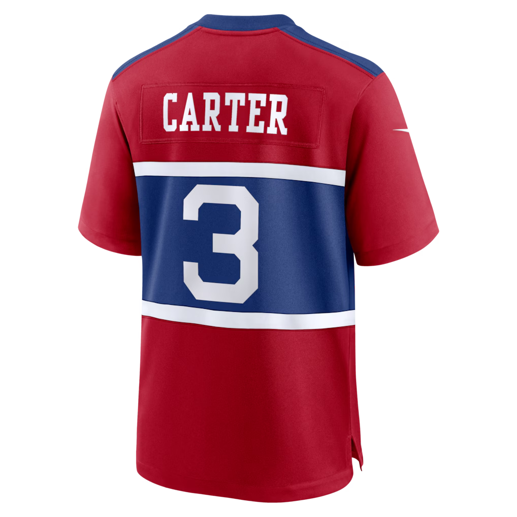 Jdoa NY.Giants #3 Abdul Carter Red Alternate Game Stitched Jerseys