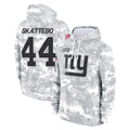 Jdoa NY.Giants #44 Cam Skattebo Player Arctic Camo Salute to Service Pullover Hoodies Limited Game Stitched Jerseys