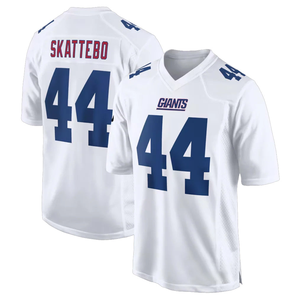 Jdoa NY.Giants #44 Cam Skattebo Player White Fashion Limited Home Game Stitched Jerseys