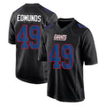 Jdoa NY.Giants #49 Tremaine Edmunds Player Carbon Fashion Limited Home Game Stitched Jerseys
