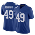 Jdoa NY.Giants #49 Tremaine Edmunds Player Royal Limited Vapor F.U.S.E. Home Game Stitched Jerseys