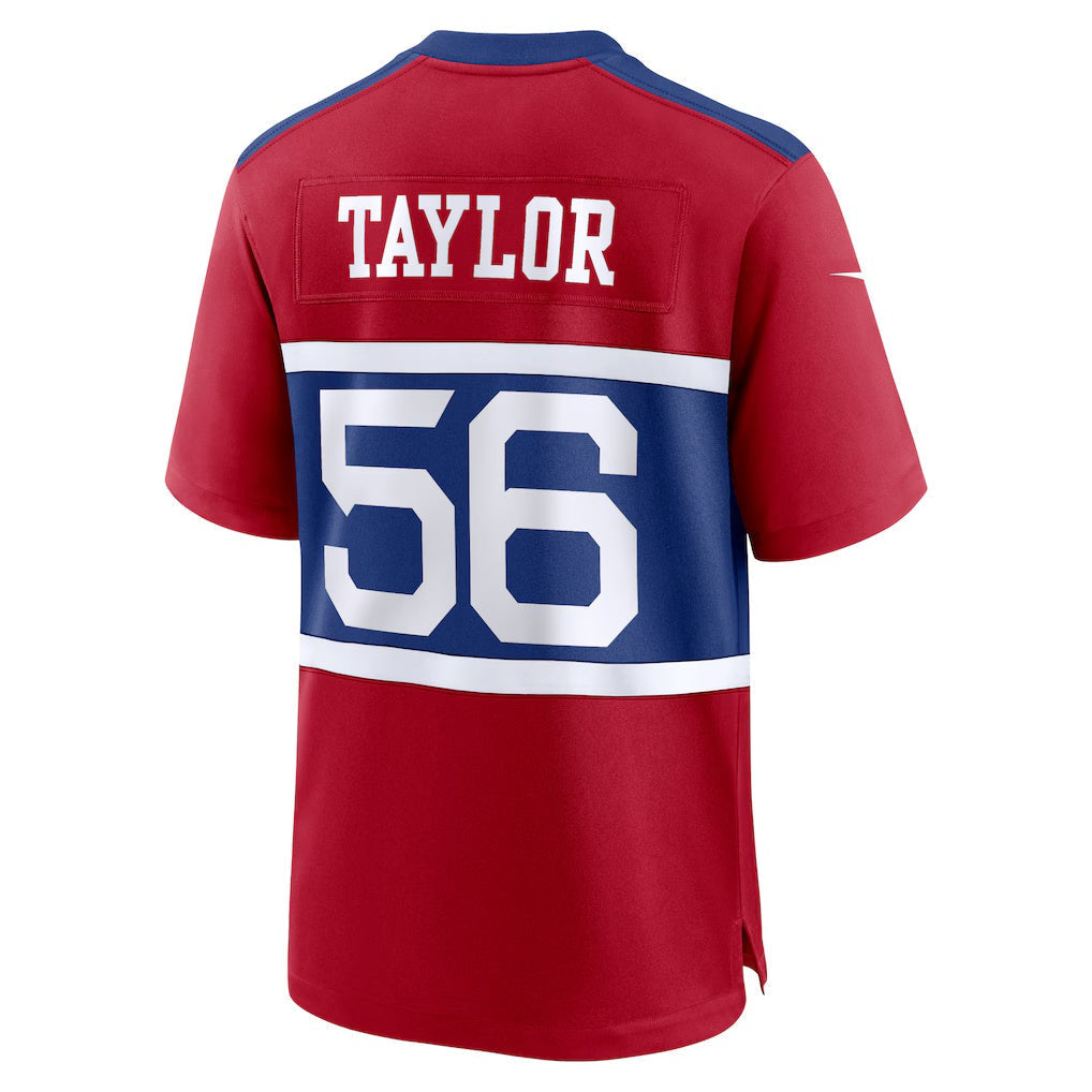 Jdoa NY.Giants #56 Lawrence Taylor Century Red Alternate Retired Player Game Stitched Jerseys